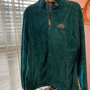Blue Fuzzy The North Face Jacket